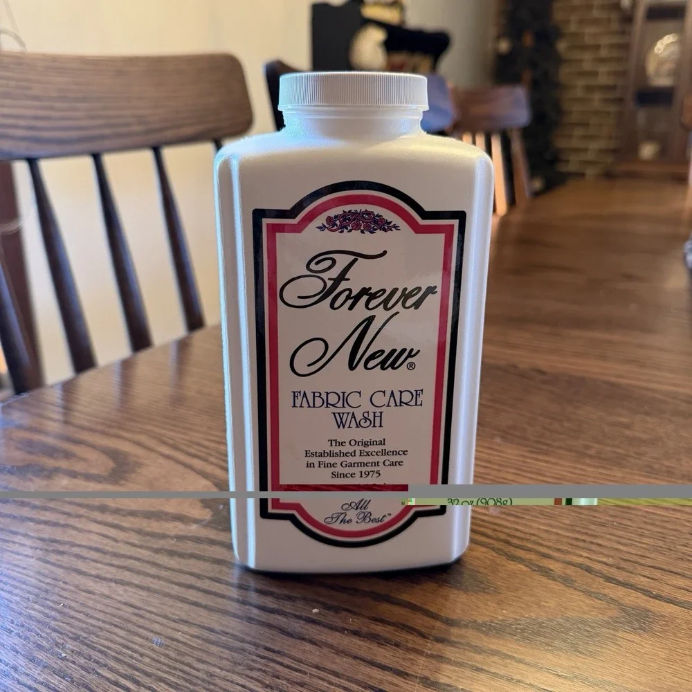 Forever New Fabric Care Wash 32oz-New Sealed-The Original White Cap-Large Bottle